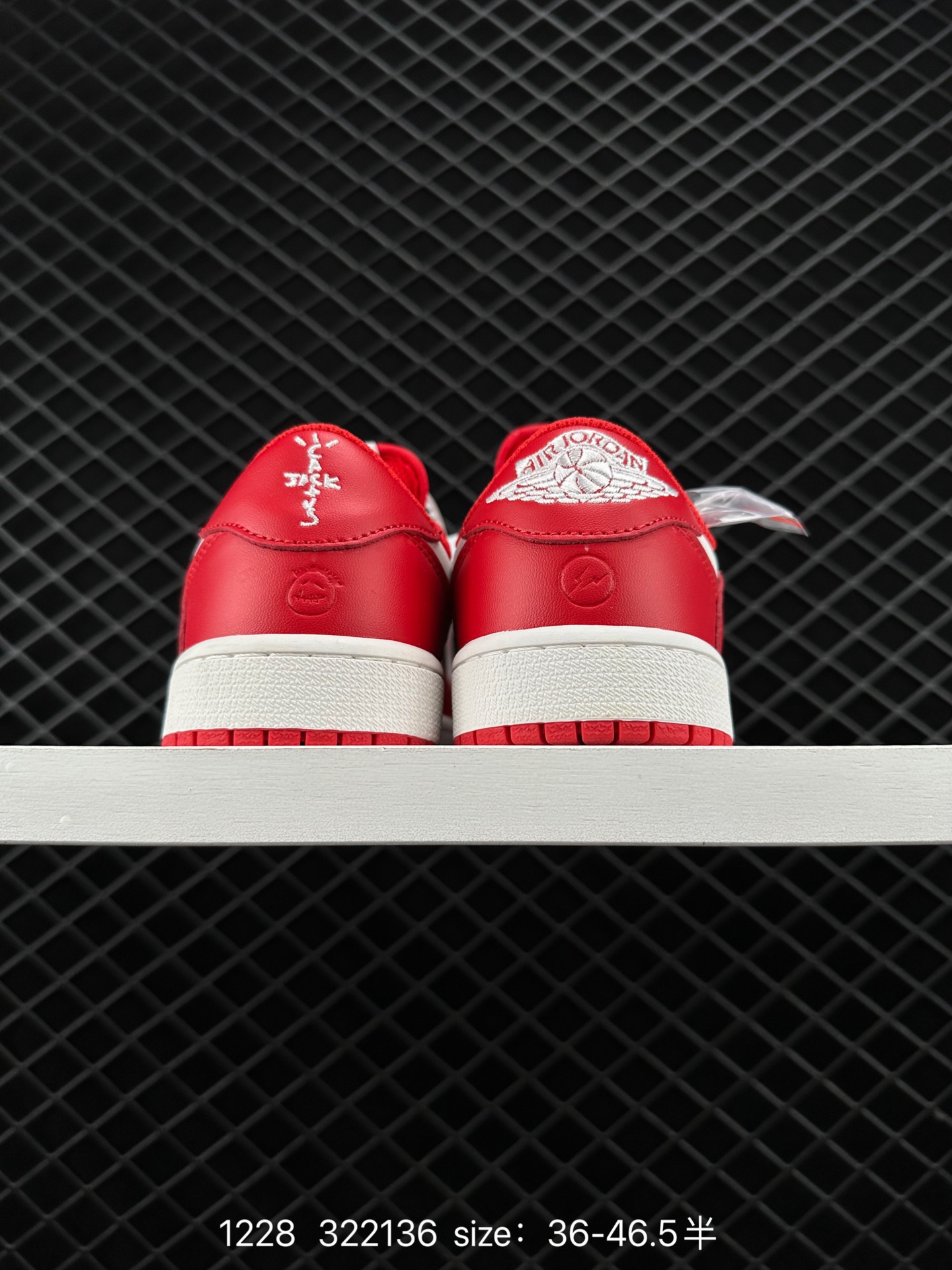 fragment design x Travis Scott x Nike Air Jordan 1 Low OG SP”Black/Green Toe“